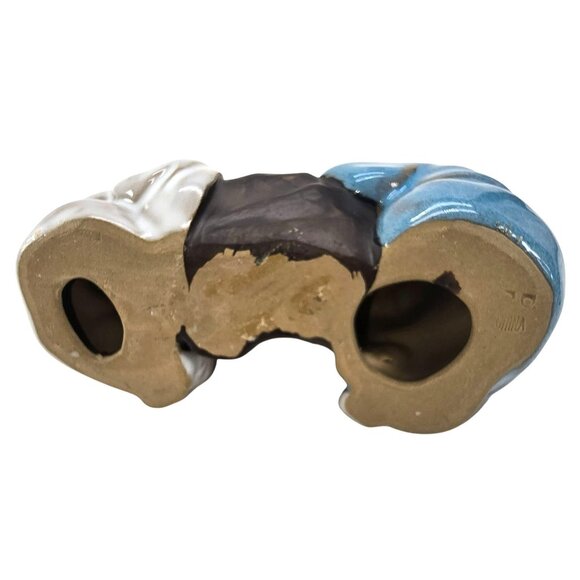 Chinese Mudmen Figurine Of Two Men Playing Go Game Table Art Decor JE390 - Picture 7 of 8